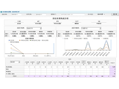 车驾管业务大数据可视化分析系统